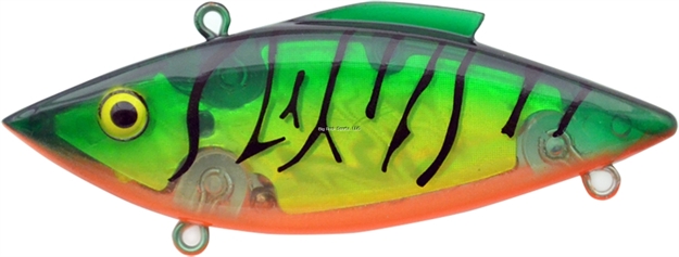 Picture of Bill Lewis Rat-L-Trap Walleye Lipless Crankbait, 3", 1/2 Oz, Green Tiger, Sinking