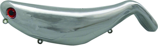 Picture of Bill Lewis Stutterstep Floating Topwater Lure, 1Oz, 5", #1 Hooks, Silver Surfer