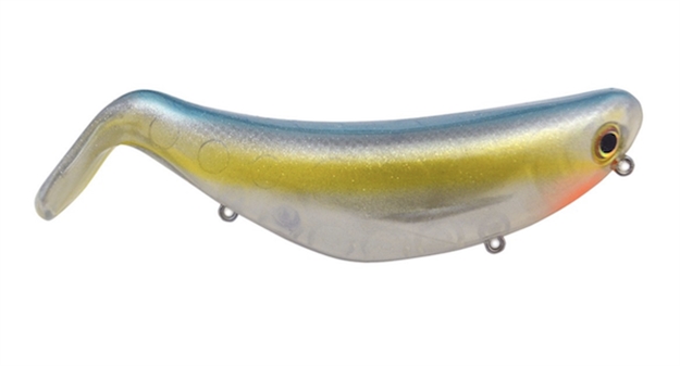 Picture of Bill Lewis Stutterstep Floating Topwater Lure, 5/8 Oz, 4", #2 Hooks, Sexy Ghost