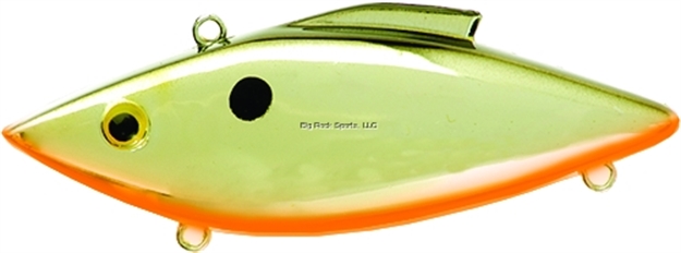 Picture of Bill Lewis Tiny Trap Lipless Crankbait, 1 3/4", 1/8 Oz, Gold Orange Belly, Sinking