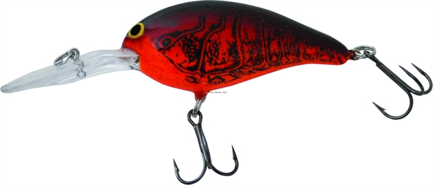 Picture of Bill Norman Deep Little-N Crankbait, 2 1/2", 3/8 Oz, Gel-Coat Chili Bowl