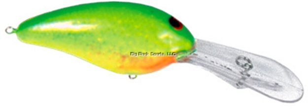 Picture of Bill Norman Double Deep Crankbait, 3", 5/8 Oz, Gel-Coat Blue/Black/Chartreuse, Floating