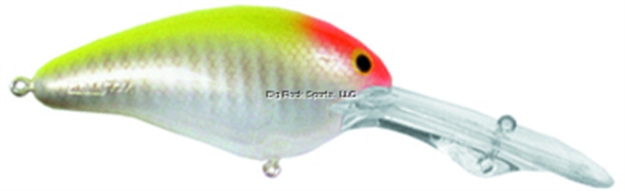 Picture of Bill Norman Double Deep Crankbait, 3", 5/8 Oz, Gel-Coat Chartreuse/Pearl, Floating
