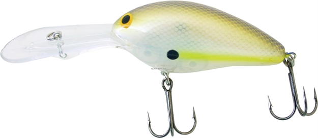 Picture of Bill Norman Double Deep Crankbait, 3", 5/8 Oz, Gel-Coat Chartreuse Shad, Floating