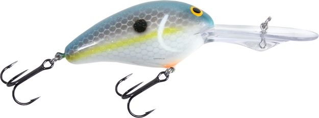 Picture of Bill Norman Double Deep Crankbait, 3", 5/8 Oz, Gel-Coat HD Sexy Shad, Floating