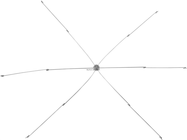 Picture of Billfisher 6-Arm Dredge Bar 38", 4.5 OZ Lead, Heavy Duty