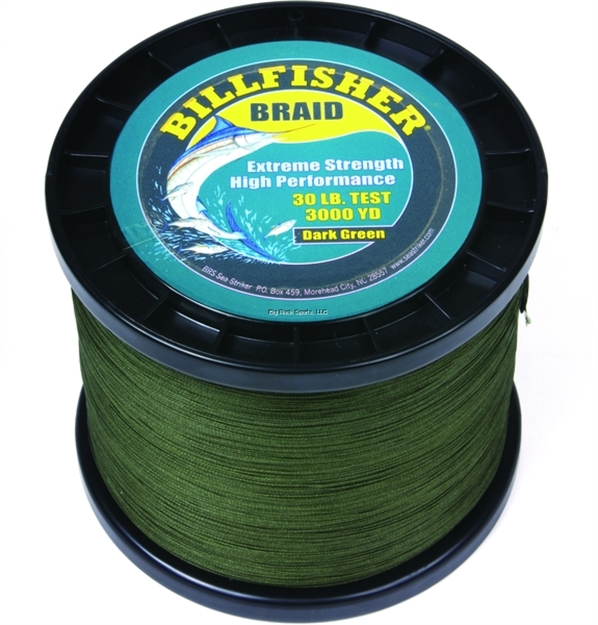 Picture of Billfisher Braided Line 30Lb 3000Yd Dark Green