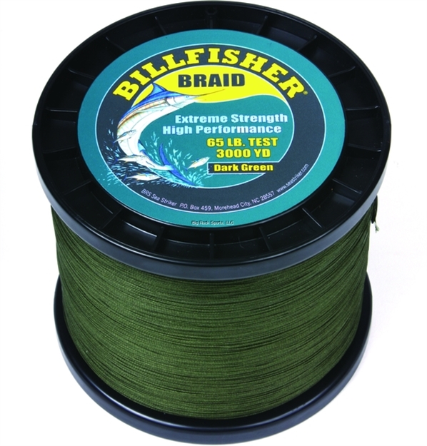 Picture of Billfisher Braided Line 65Lb 3000Yd Dark Green