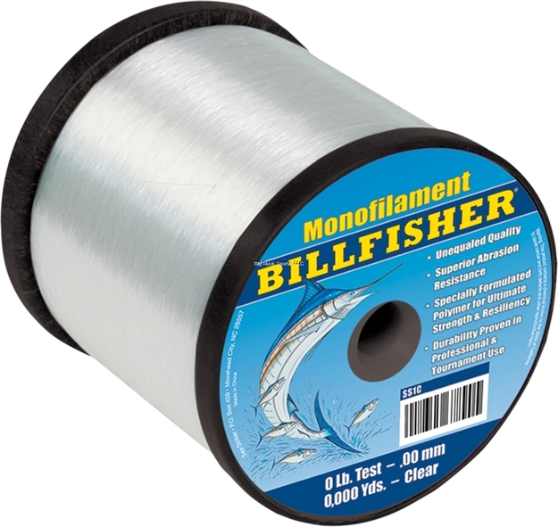 Picture of Billfisher Bulk Mono 1Lb Spool 250Lb 170Yds Clear