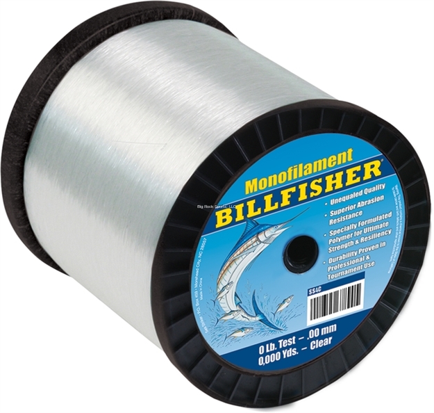 Picture of Billfisher Bulk Mono 4Lb Spool 80Lb 2720Yds Clear
