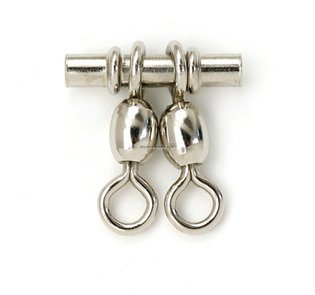 Picture of Billfisher Double Sleeve Swivels Nickel Large 10Pk