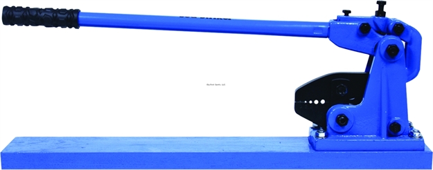 Picture of Billfisher Heavy Duty Bench Crimper, 5-Hole Fixed Position, Adjustable Tension, Wood Base, For 1.8 TO 3.3Mm Sleeves