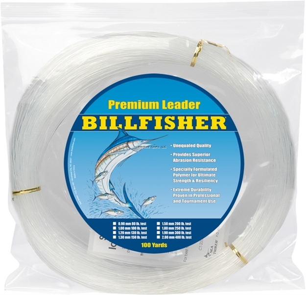 Picture of Billfisher Mono Leader Coil 300Lb 100Yds Clear 1.9Mm