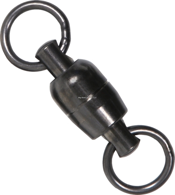Picture of Billfisher Stainless Ball Bearing Swivels, Nickel-Black, 2-Ring 260Lb 4Pk