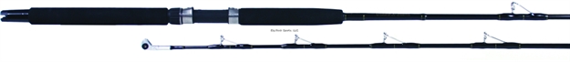 Picture of Billfisher Troll Rod 6'6" 30-60Lb Roller Top Solid Blank