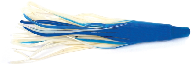 Picture of Billfisher Tuna Tail Skirt, 6", Blue/White, 10/Pack