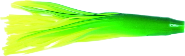 Picture of Billfisher Tuna Tail Skirt, 6", Chartreuse/Green, 10/Pack