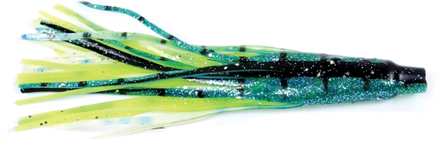 Picture of Billfisher Tuna Tail Skirt, 6", Dolphin Green/Chartreuse/White, 10/Pack