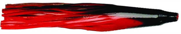 Picture of Billfisher Tuna Tail Skirt, 6", Red/Black, 10/Pack