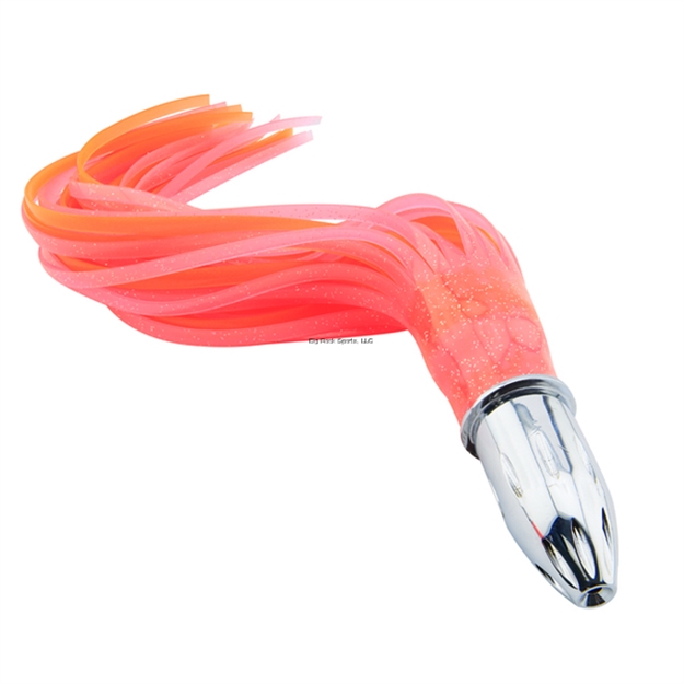 Picture of Billy Baits Mister Big Lure, Pink/ Orange Pvc Skirt, 16 OZ (453 G) Head, 16 IN (40.6 Cm)