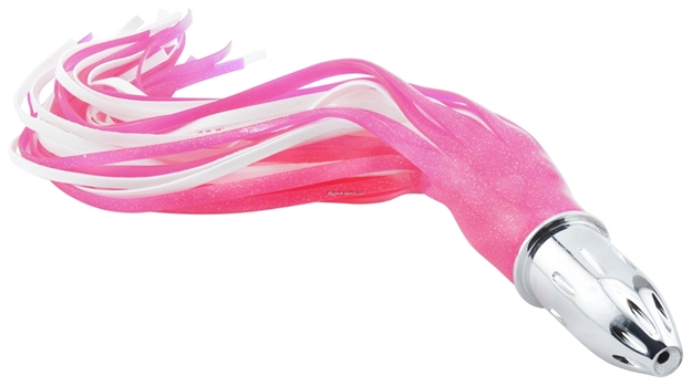Picture of Billy Baits Mister Big Lure, Pink/White Pvc Skirt, 16 OZ (453 G) Head, 16 IN (40.6 Cm)
