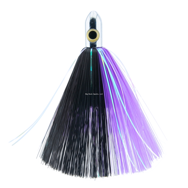 Picture of Billy Baits Turbo Slammer Lure, Small 1 OZ (28.3 G), Chrome Head, Black/Purple, Black Flash, 4.25 IN (10.8 Cm)