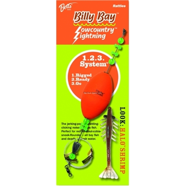 Picture of Billy Bay Aggravators 123 Oval 2-1/2" Org Flt W/Halo Cl.Silver