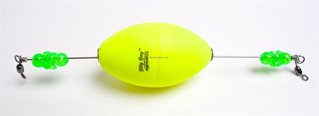Picture of Billy Bay Click Clackers Aggravator Rig Unweighted 2-1/2" Oval Yellow 1Pk