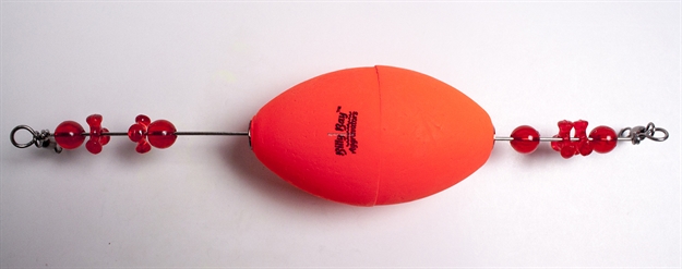 Picture of Billy Bay Click Clackers Aggravator Rig Unweighted 2-1/2" Red Oval 1Pk