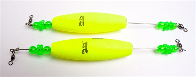 Picture of Billy Bay Click Clackers Aggravator Rig Unweighted 3" Yell Cigar 2Pk