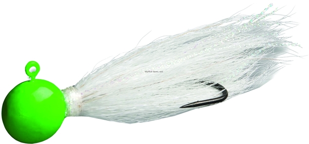 Picture of Billy Bay Flounder Fanatic Bucktail Jig, 2 Oz, Chartreuse