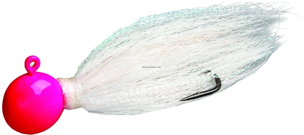 Picture of Billy Bay Flounder Fanatic Bucktail Jig, 2 Oz, Pink