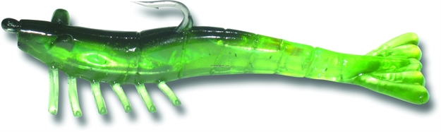 Picture of Billy Bay Halo Magnum Shrimp, 1/4 Oz, Caribbean Green, 3/Pack