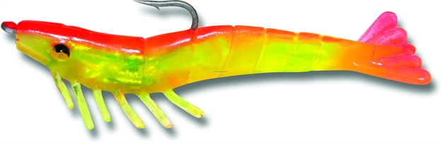 Picture of Billy Bay Halo Magnum Shrimp, 1/4 Oz, Electric Chicken, 3/Pack