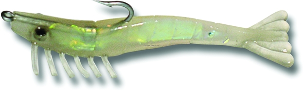 Picture of Billy Bay Halo Magnum Shrimp, 1/4 Oz, Glow, 3/Pack