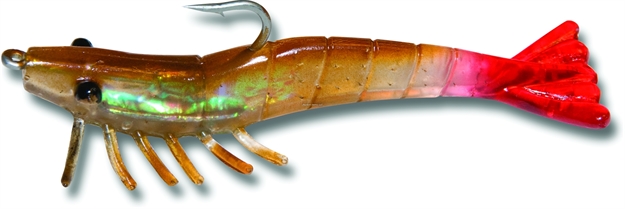 Picture of Billy Bay Halo Magnum Shrimp, 1/4 Oz, New Penny, 3/Pack