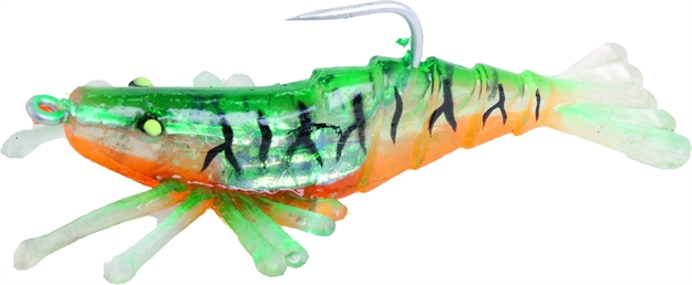 Picture of Billy Bay Halo Perfect Sinker Shrimp, 1/4 Oz, Green Tiger, 3/Pack