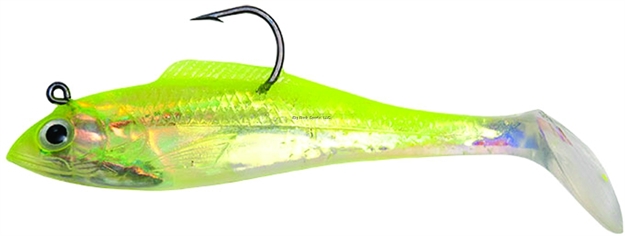 Picture of Billy Bay Halo Shad, 1/2 Oz, Chartreuse, 3/Pack