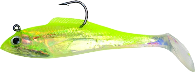 Picture of Billy Bay Halo Shad, 1/4 Oz, Chartreuse, 3/Pack