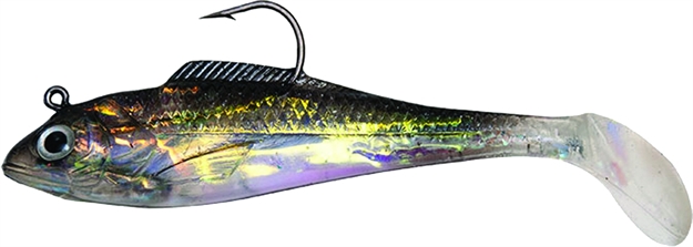 Picture of Billy Bay Halo Shad 1/4 OZ Smoke 3/Pk