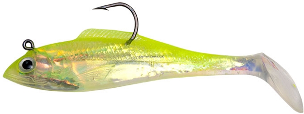 Picture of Billy Bay Halo Shad, 1/8 Oz, Chartreuse, 3/Pack
