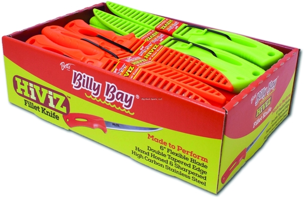 Picture of Billy Bay HI Viz 6" Fillet Knife Assorted 30Pcs