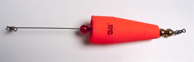 Picture of Billy Bay Low Country Lightning Brass Weighted Click Clacker 3" Popping Float Red 1Pk