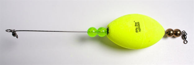 Picture of Billy Bay Low Country Lightning Brass Weighted Click Clacker Rig 2-1/2" Oval Yellow 1Pk
