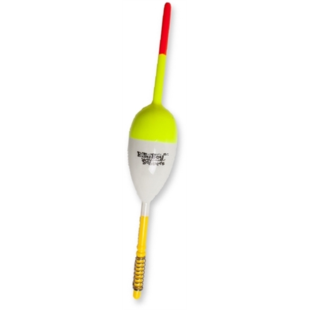 Picture of Billy Boy Balsa Spring Unweighted Oval 1-1/8" White/Chartreuse/Red 2Pk