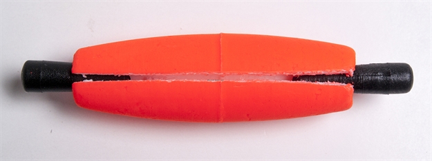 Picture of Billy Boy Foam Slotted Cigar Peg Ploats 2" 100Pk Red