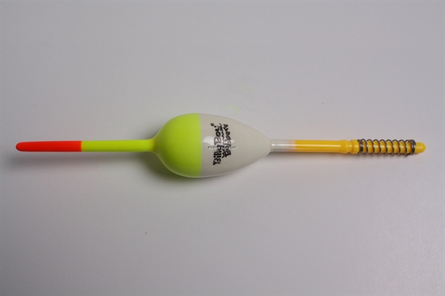 Picture of Billy Boy Oval Balsa Spring Floats 7/8" White/Chartreuse/Red 36Pk