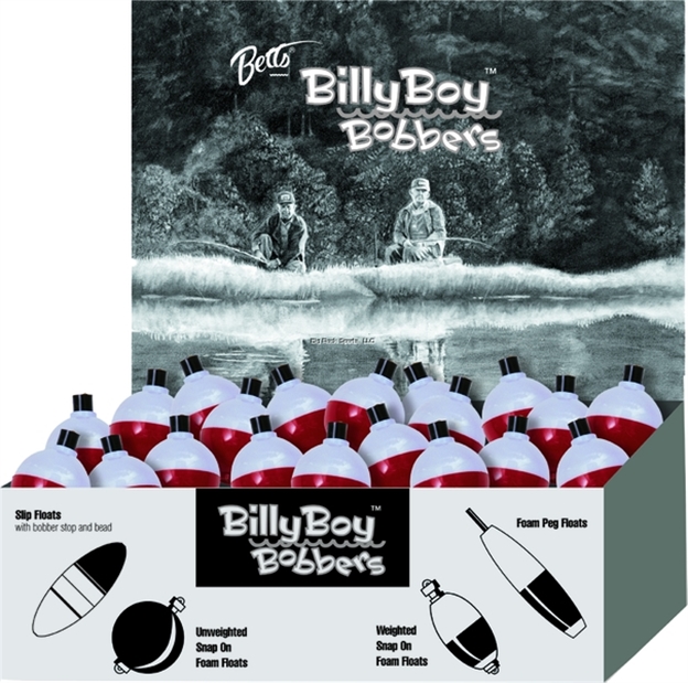 Picture of Billy Boy Plastic Snap-On Un-Weighted Float Round Red/White 96Pcs