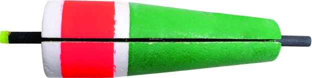 Picture of Billy Boy Slotted Unweighted Popping Float 4" Red/Green 12Pk