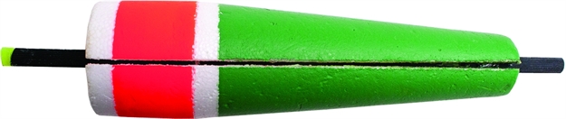 Picture of Billy Boy Slotted Unweighted Popping Float 5" Red/Green 12Pk